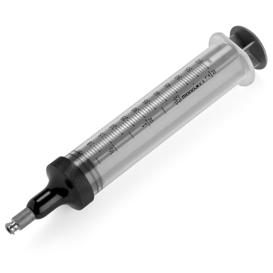 Toomey syringe to luer syringe adaptor